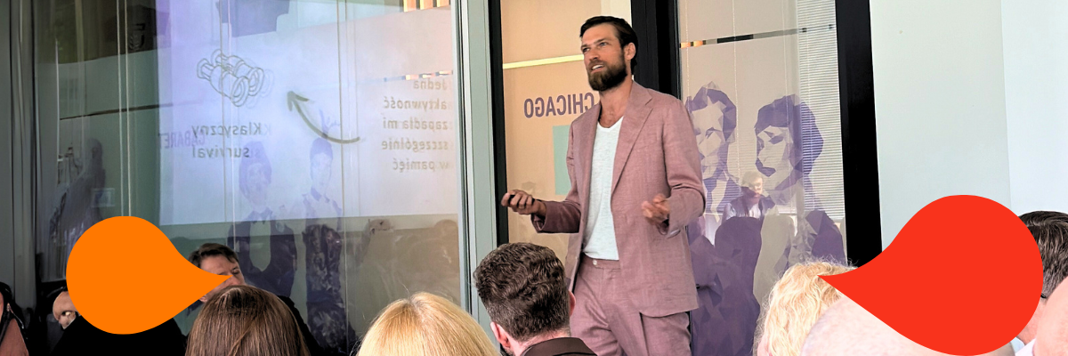 Andrzej Wrona na konferencji Power speech